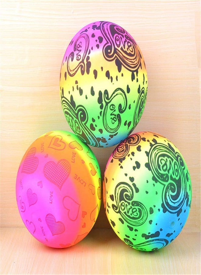 Firstly 22cm Beach Ball Kids Games Thicken PVC Inflatable Pool Toys Ball Outdoor Play Sport Toys Kids Sand Play and 1 Simley Ball Free Free - Image 1